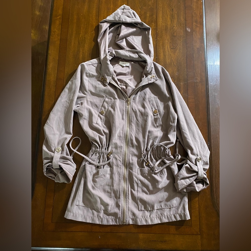 Women’s Utility Jacket in Taupe Small